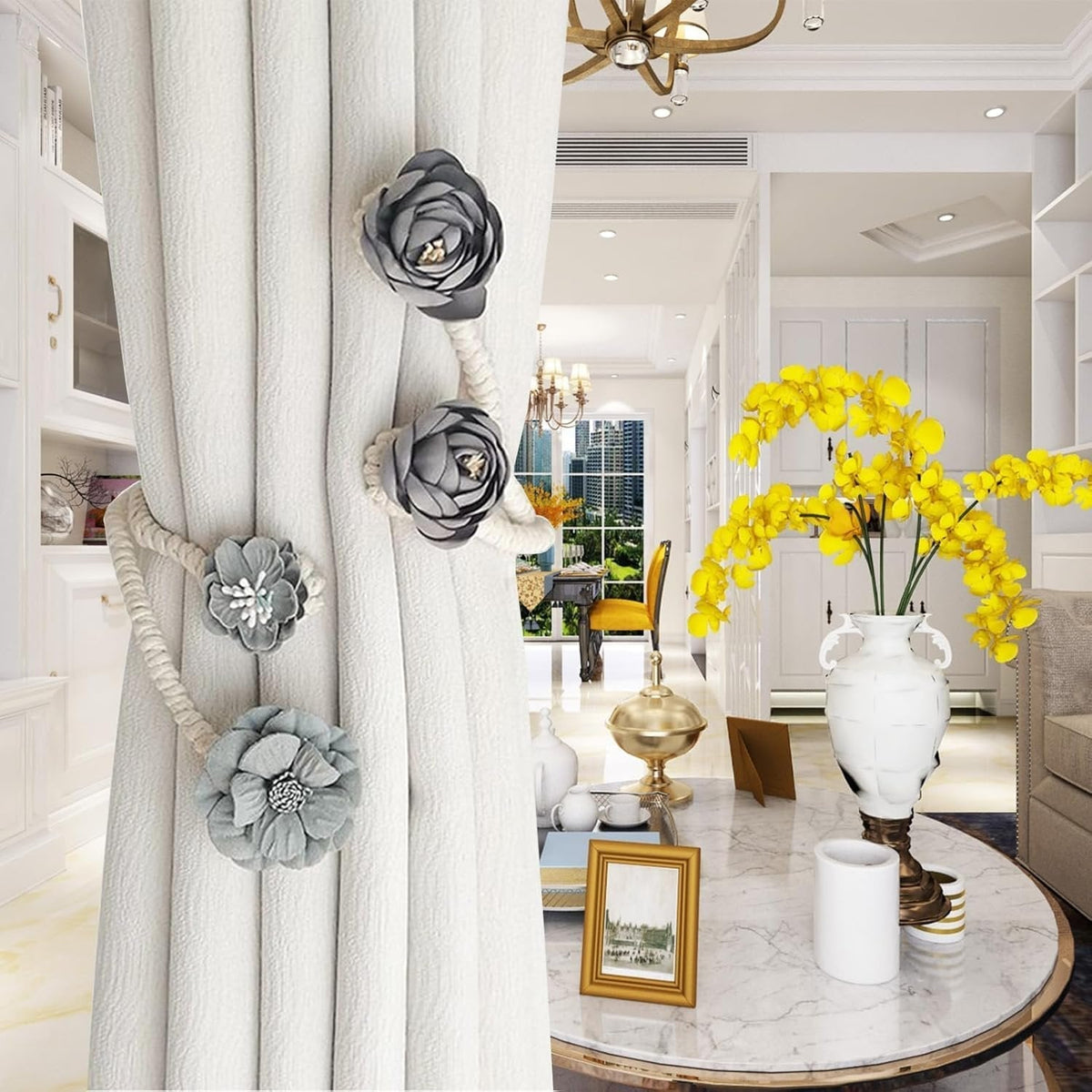 🌸Curtain Tiebacks Clips