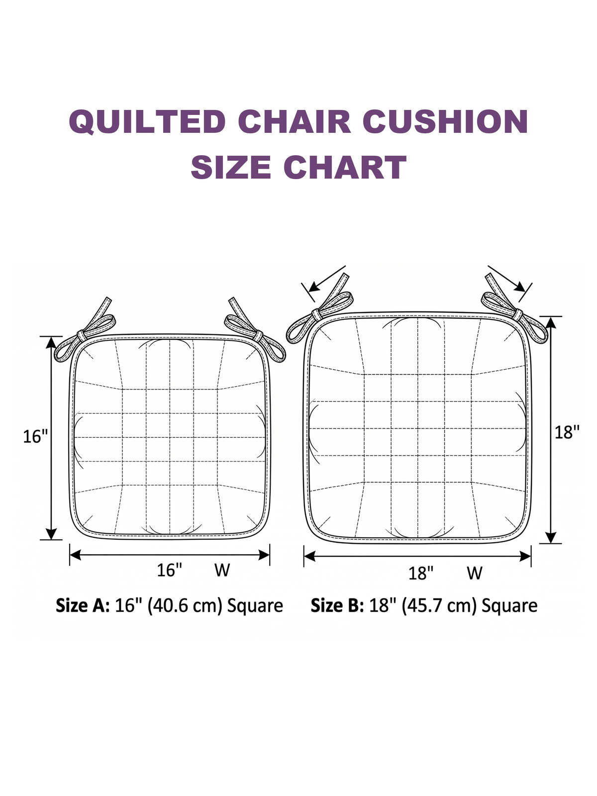 Little Sheep Quilted Chair Cushion