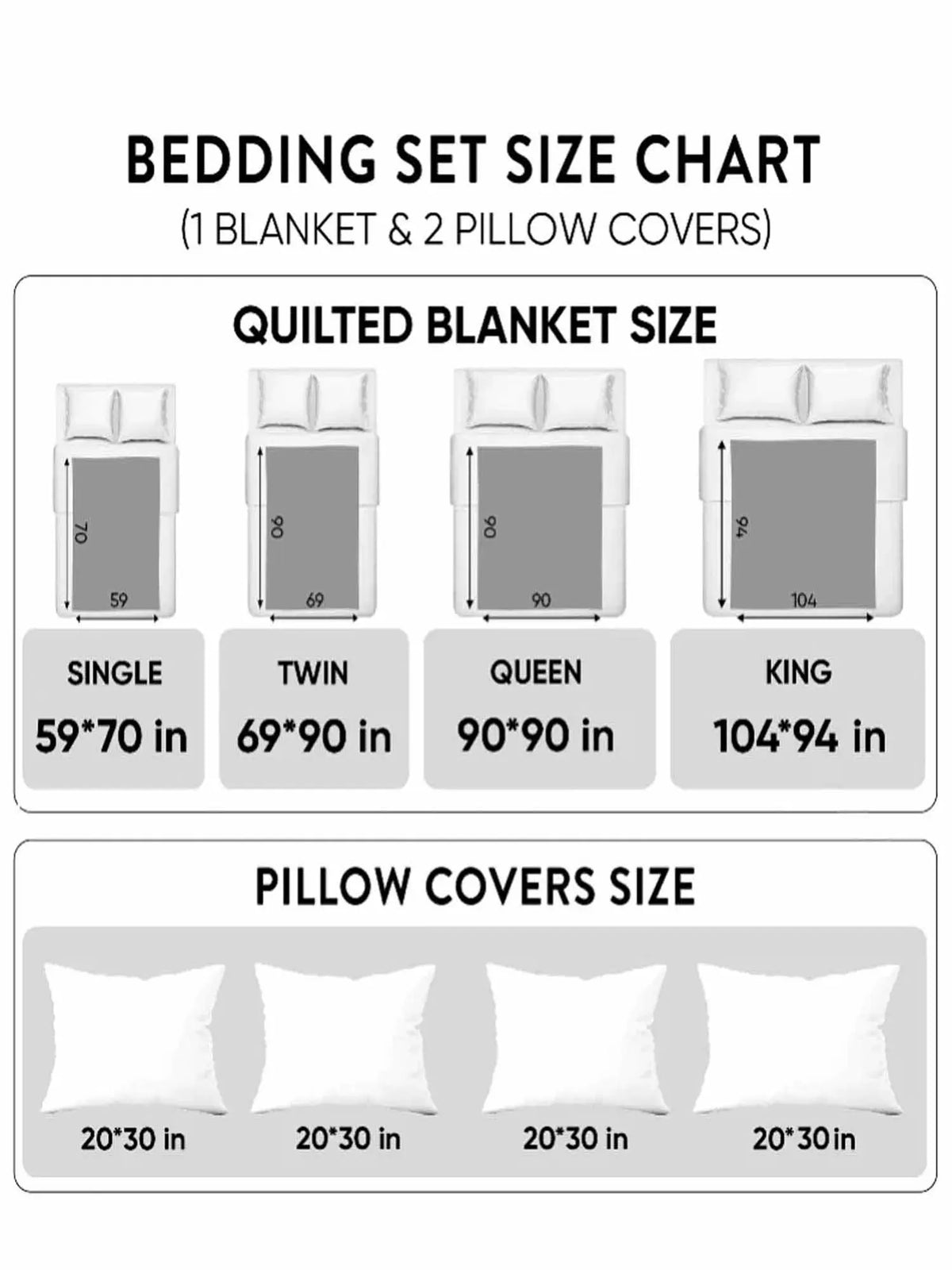 Miro‐Style Abstract Artwork Quilted 3‐Piece Bedding Set