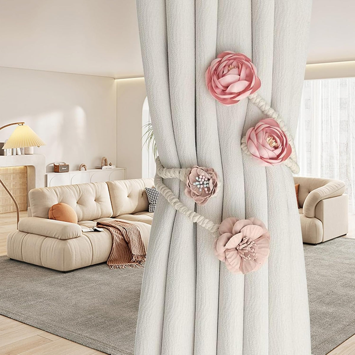🌸Curtain Tiebacks Clips